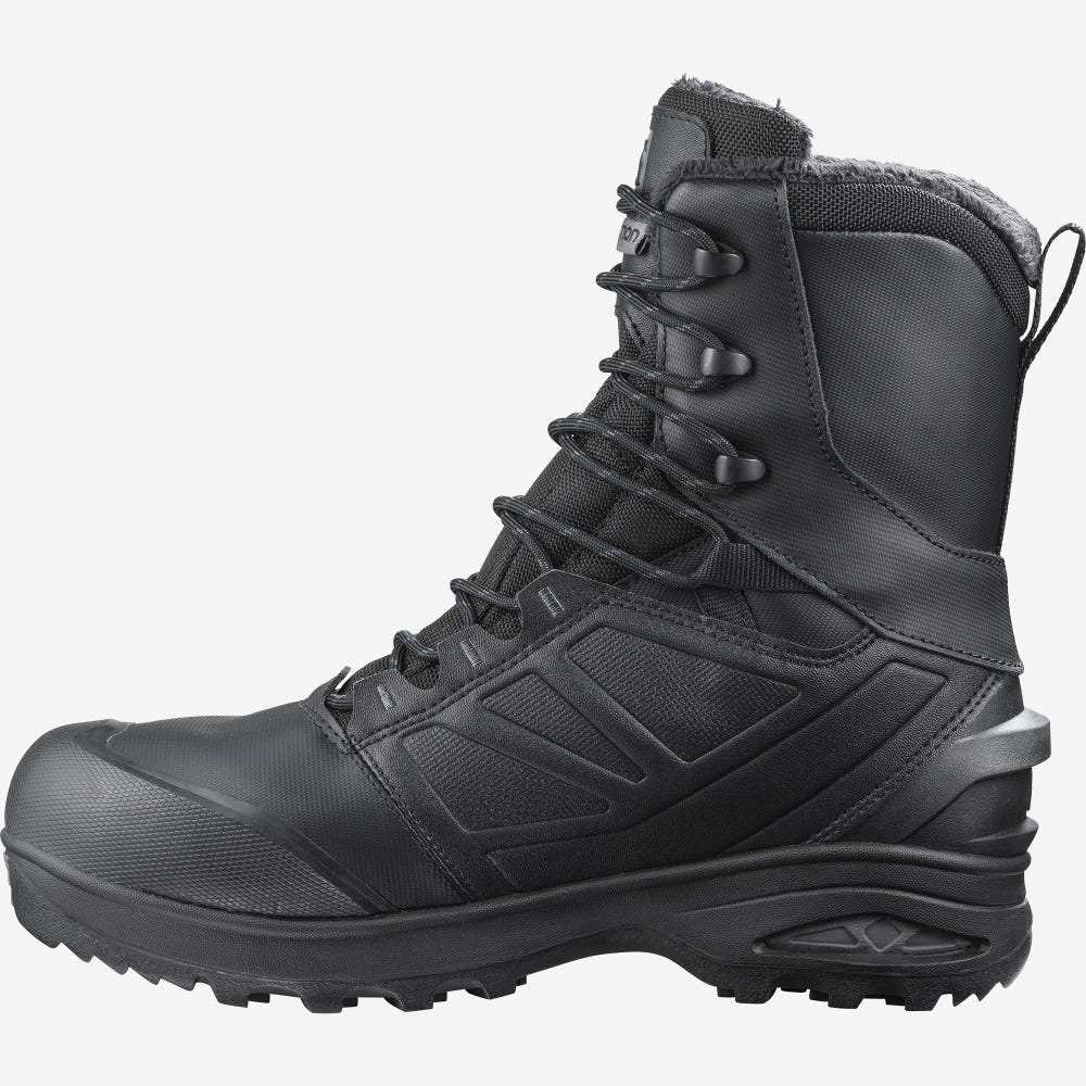 Salomon TOUNDRA FORCES CLIMASALOMON™ WATERPROOF Taktische Stiefel Herren Schwarz | LUS-754029