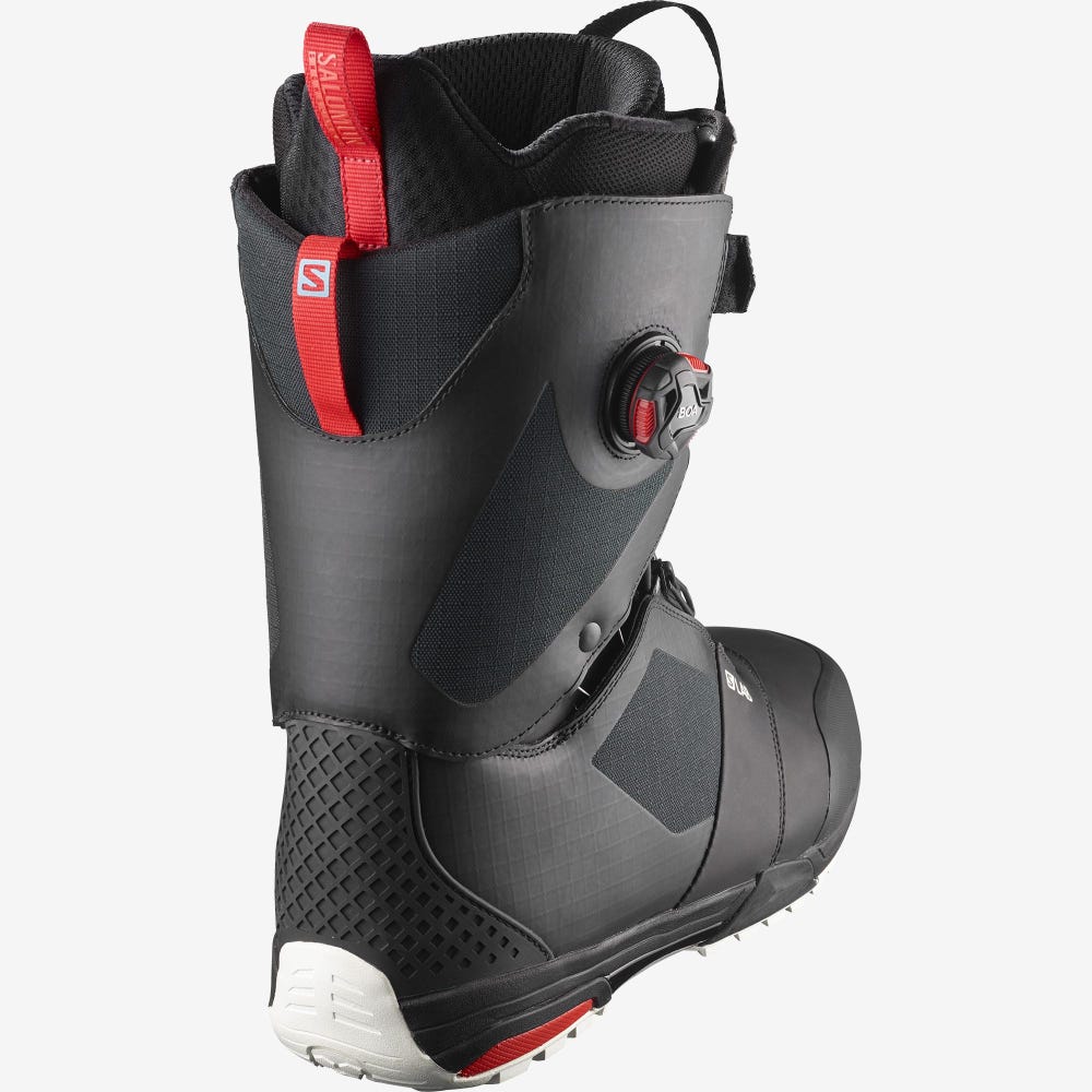 Salomon TREK S/LAB Snowboard-stiefel Herren Schwarz/Rot/Schwarz | YQT-926718