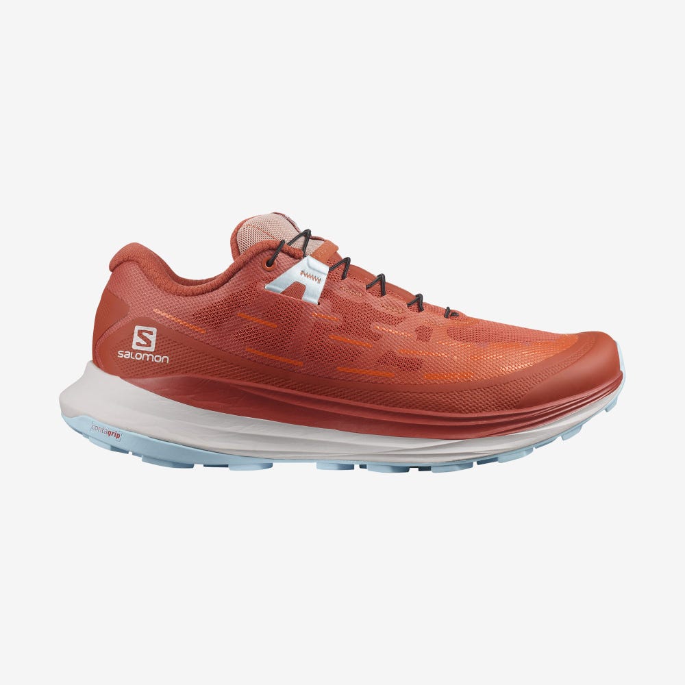 Salomon ULTRA GLIDE Trailrunning Schuhe Damen Orange/Rot Orange/Blau | WEH-630789