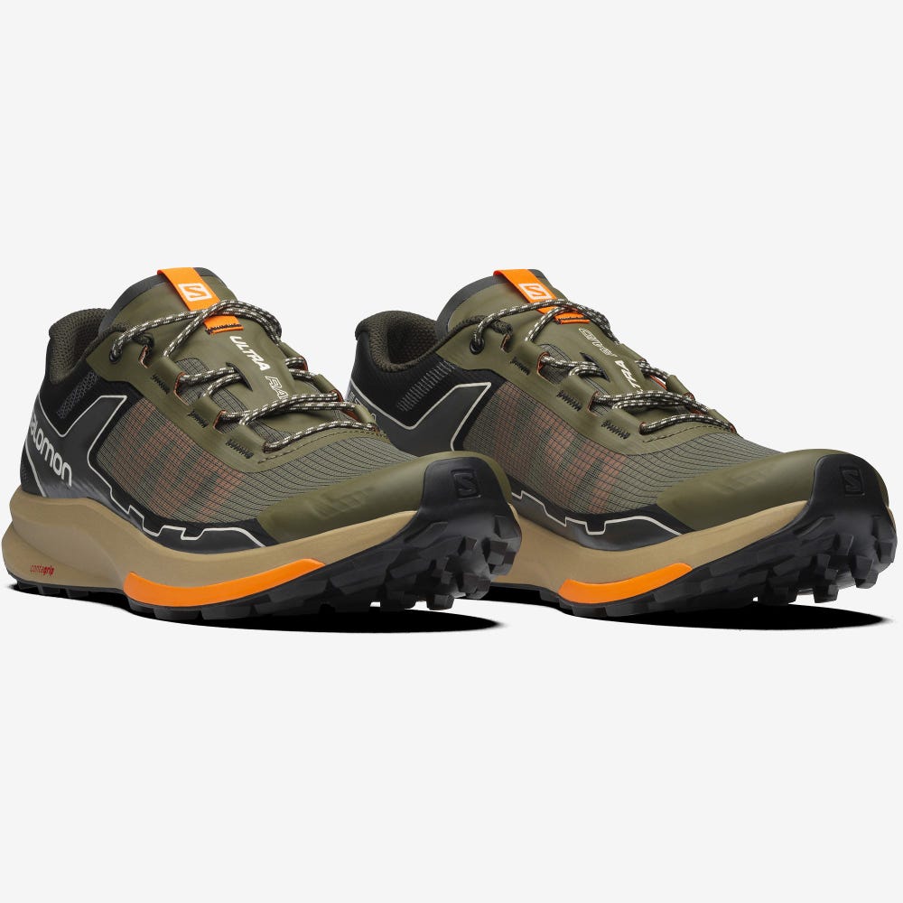 Salomon ULTRA RAID Sneaker Damen Olivgrün/Tiefes Grün | AMR-921653