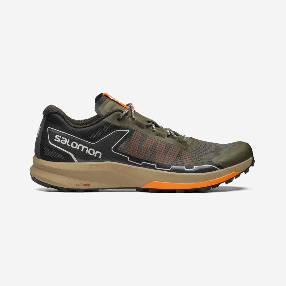 Salomon ULTRA RAID Sneaker Damen Olivgrün/Tiefes Grün | AMR-921653