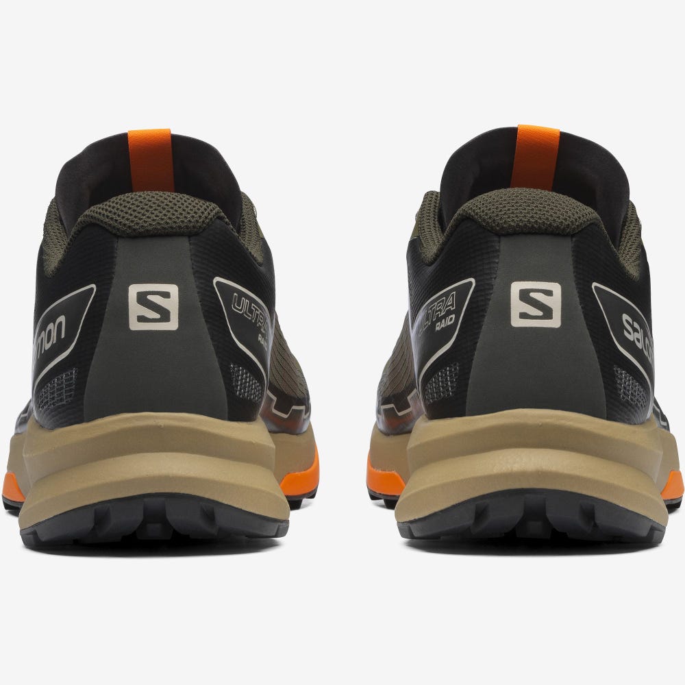 Salomon ULTRA RAID Sneaker Herren Olivgrün/Tiefes Grün | DLC-742956