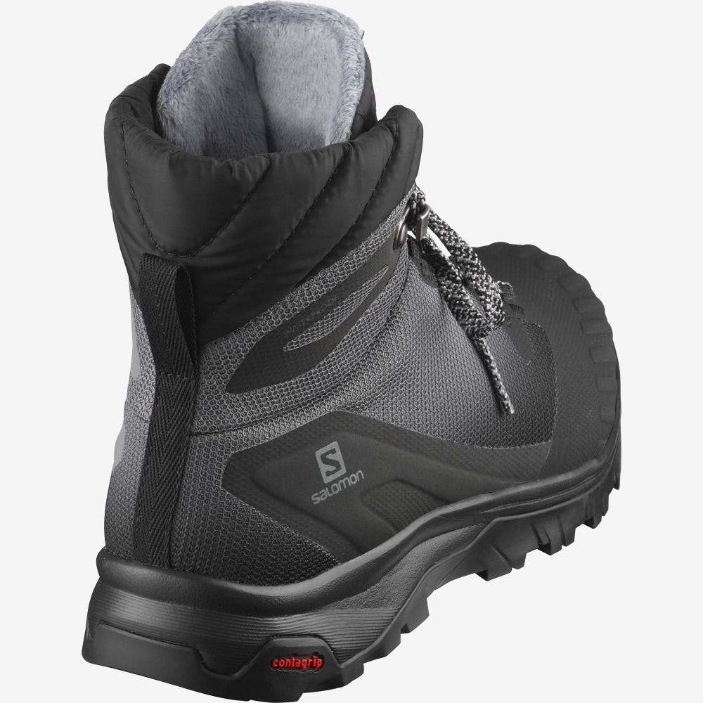 Salomon VAYA BLAZE THINSULATE™ CLIMASALOMON™ WATERPROOF Winterschuhe Damen Schwarz | CUS-256417