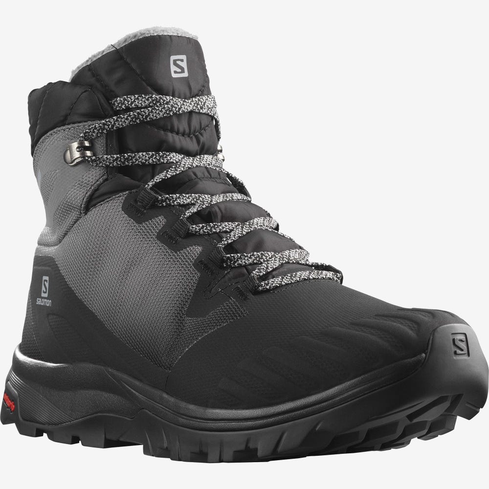 Salomon VAYA BLAZE THINSULATE™ CLIMASALOMON™ WATERPROOF Winterschuhe Damen Schwarz | CUS-256417