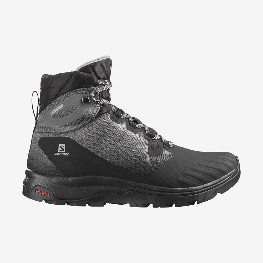 Salomon VAYA BLAZE THINSULATE™ CLIMASALOMON™ WATERPROOF Wanderschuhe Damen Schwarz | PAY-590623