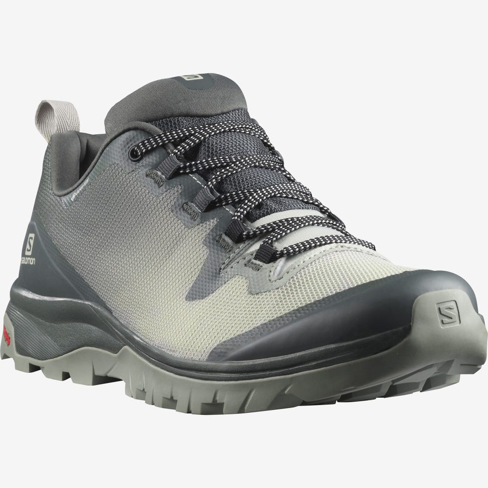 Salomon VAYA GORE-TEX Wanderschuhe Damen Grün/Grau | UYW-519036