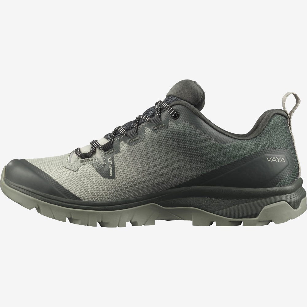 Salomon VAYA GORE-TEX Wanderschuhe Damen Grün/Grau | UYW-519036