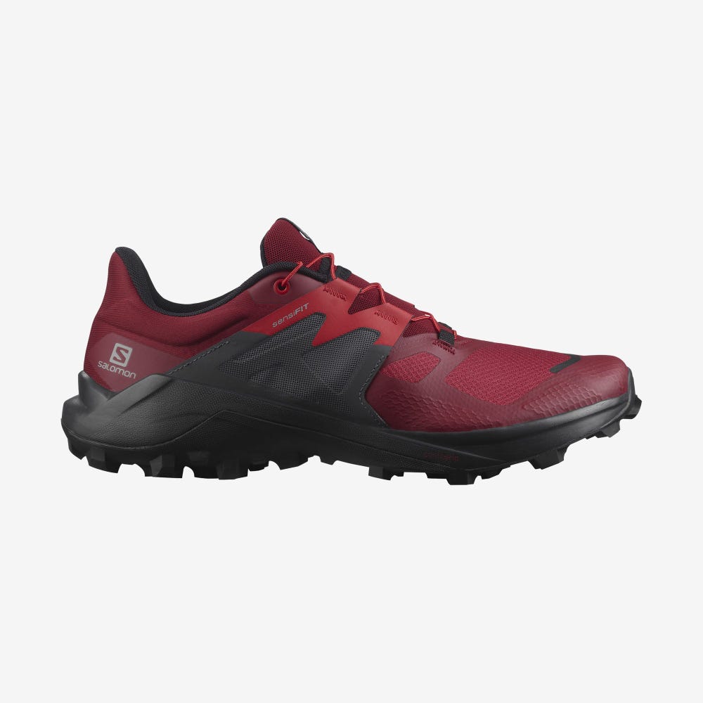 Salomon WILDCROSS 2 Trailrunning Schuhe Herren Rot | LOM-170835