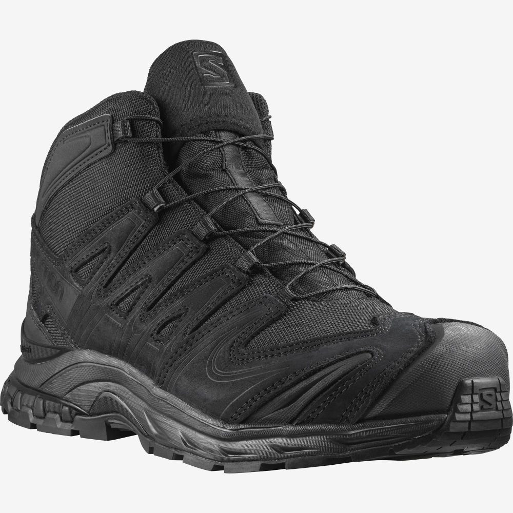 Salomon XA FORCES MID EN Taktische Stiefel Damen Schwarz | DYC-451890