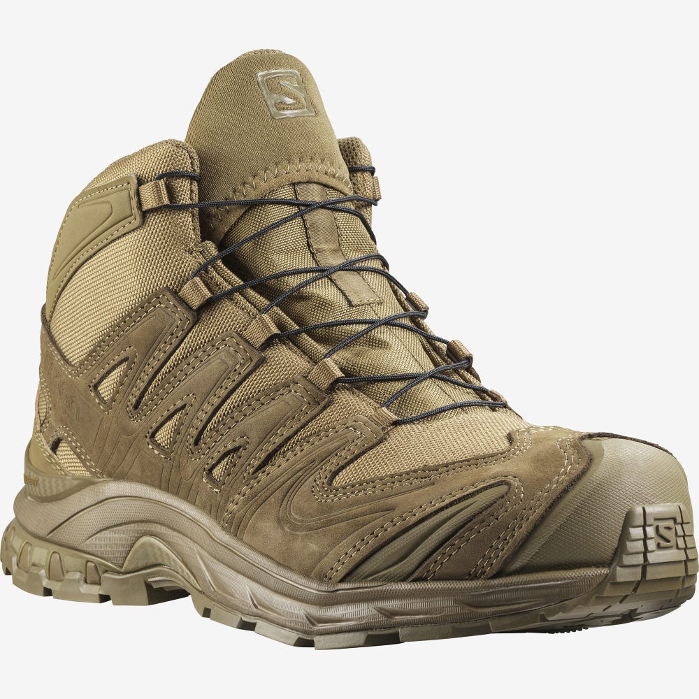 Salomon XA FORCES MID Taktische Stiefel Herren Braun | KRV-592761