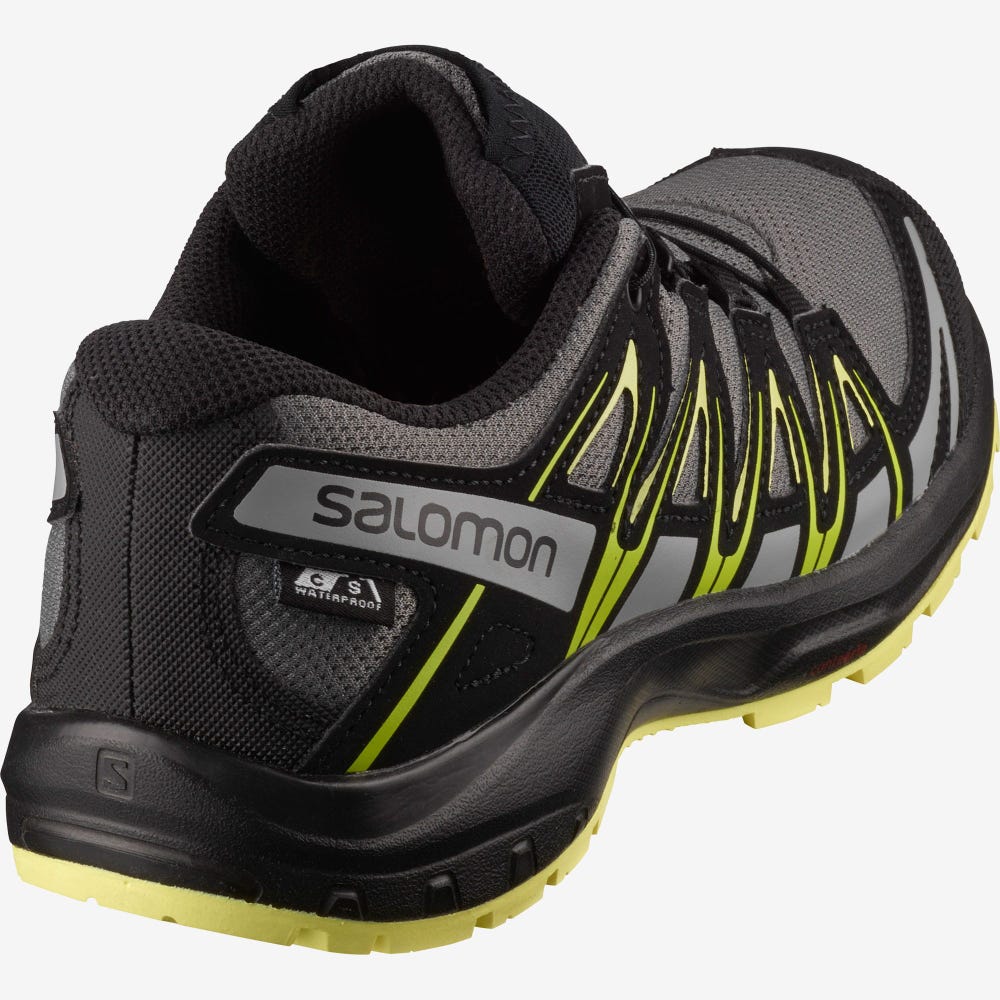 Salomon XA PRO 3D CLIMASALOMON™ WATERPROOF Trailrunning Schuhe Kinder Schwarz | IFX-906541