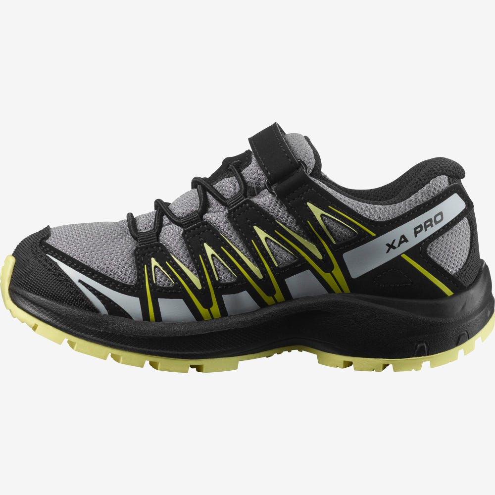 Salomon XA PRO 3D CSWP K Trailrunning Schuhe Kinder Schwarz | NOW-073954