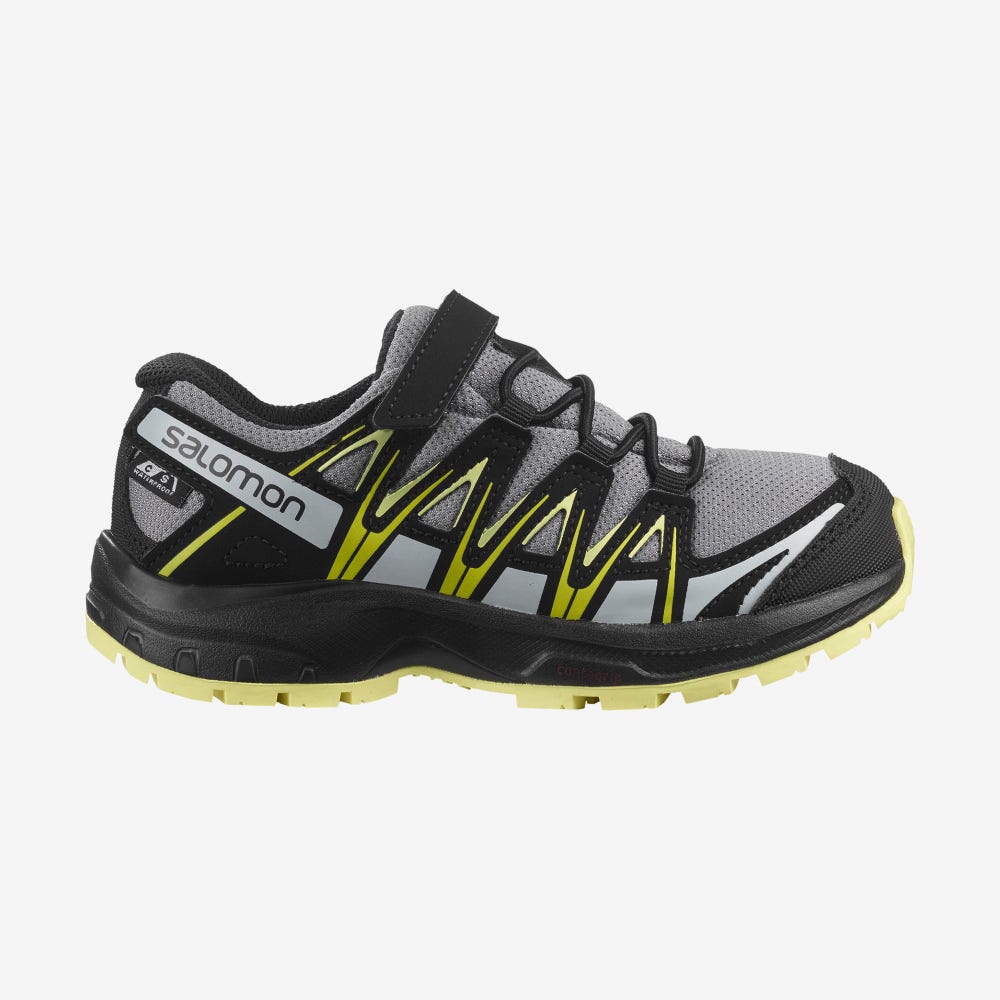 Salomon XA PRO 3D CSWP K Trailrunning Schuhe Kinder Schwarz | NOW-073954