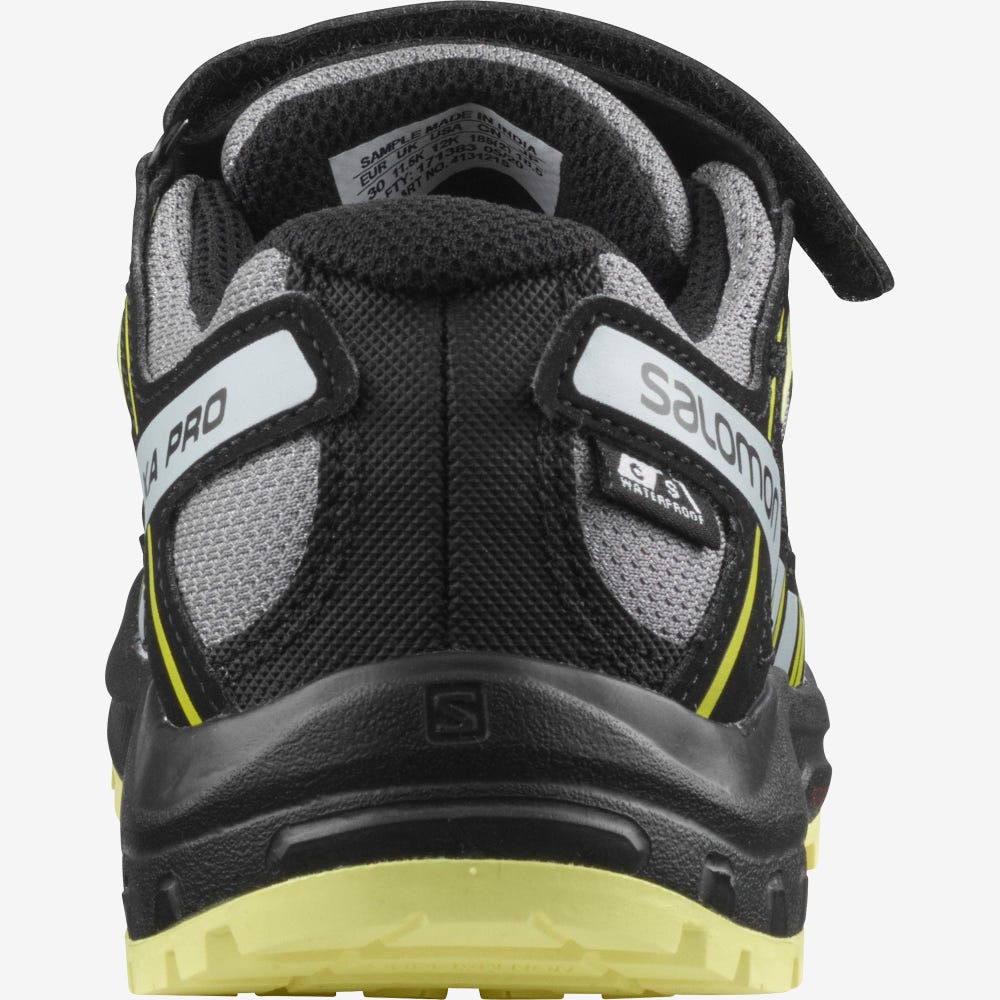 Salomon XA PRO 3D CSWP K Wanderschuhe Kinder Schwarz | AKU-680341