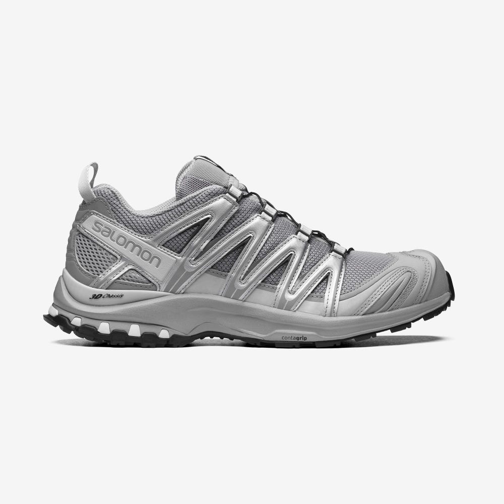 Salomon XA PRO 3D Sneaker Damen Grau/Silber | GRQ-281467