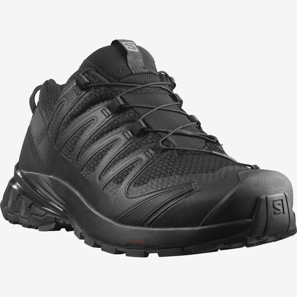 Salomon XA PRO 3D V8 WIDE Wanderschuhe Herren Schwarz | MEJ-378546