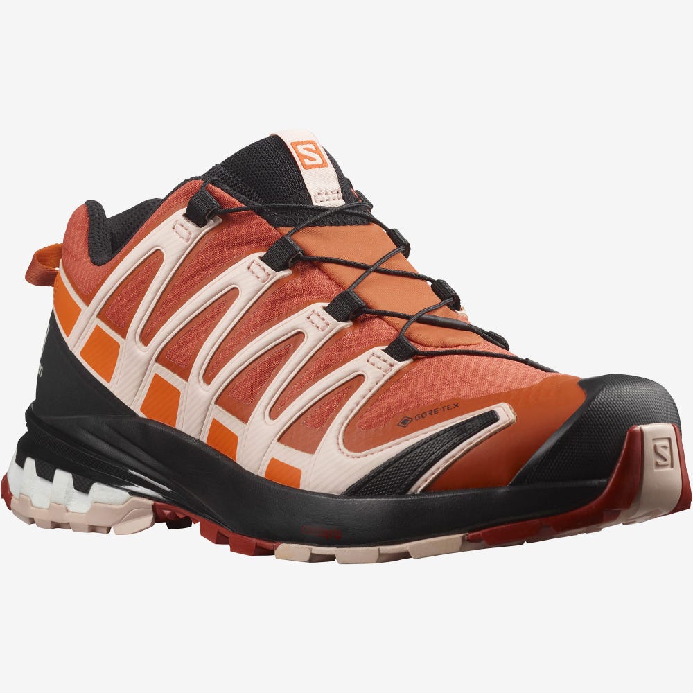 Salomon XA PRO 3D v8 GORE-TEX Trailrunning Schuhe Damen Orange | EMQ-803697