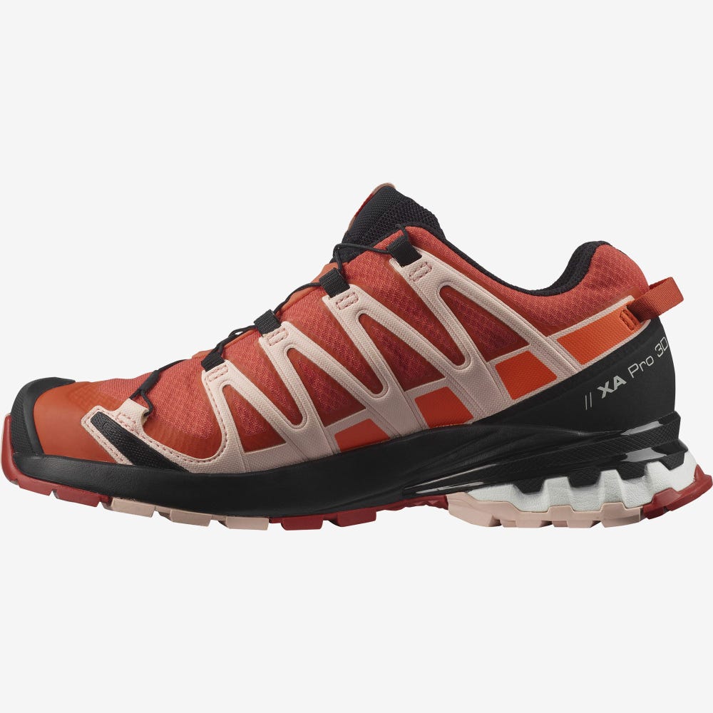 Salomon XA PRO 3D v8 GORE-TEX Trailrunning Schuhe Damen Orange | EMQ-803697