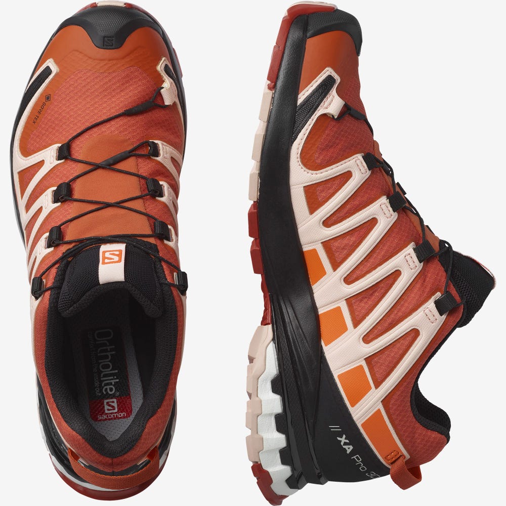 Salomon XA PRO 3D v8 GORE-TEX Trailrunning Schuhe Damen Orange | EMQ-803697