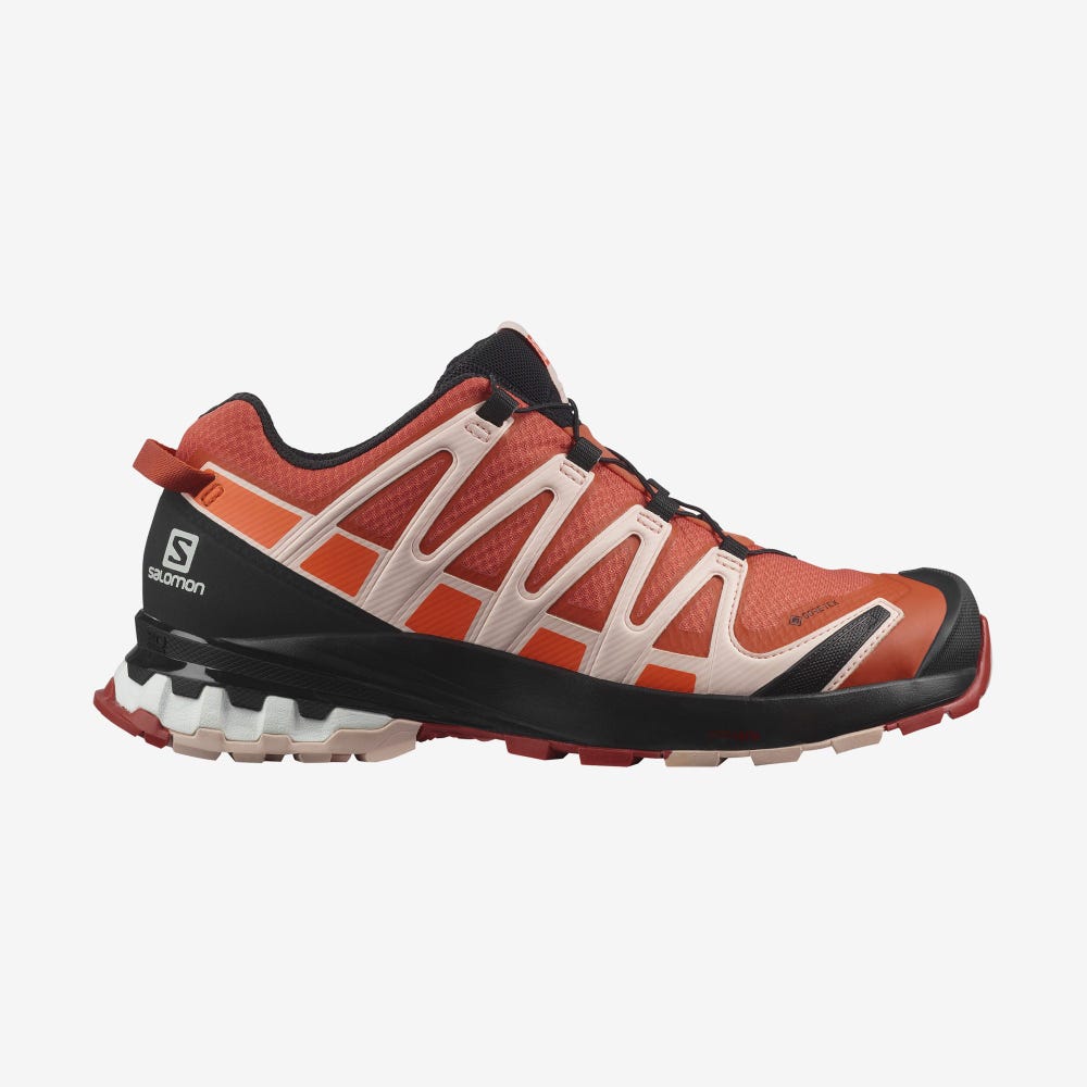 Salomon XA PRO 3D v8 GORE-TEX Trailrunning Schuhe Damen Orange | EMQ-803697