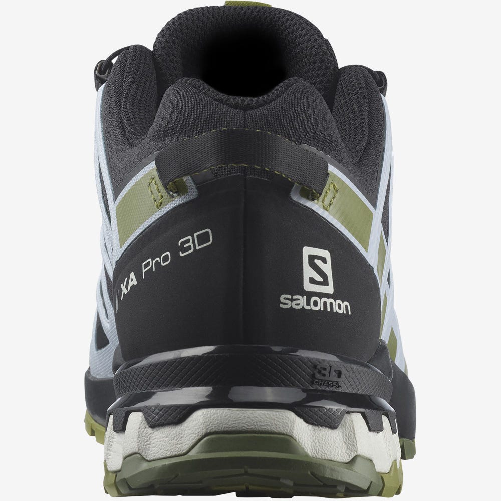 Salomon XA PRO 3D v8 GORE-TEX Trailrunning Schuhe Damen Schwarz/Grün/Blau | NTH-184390