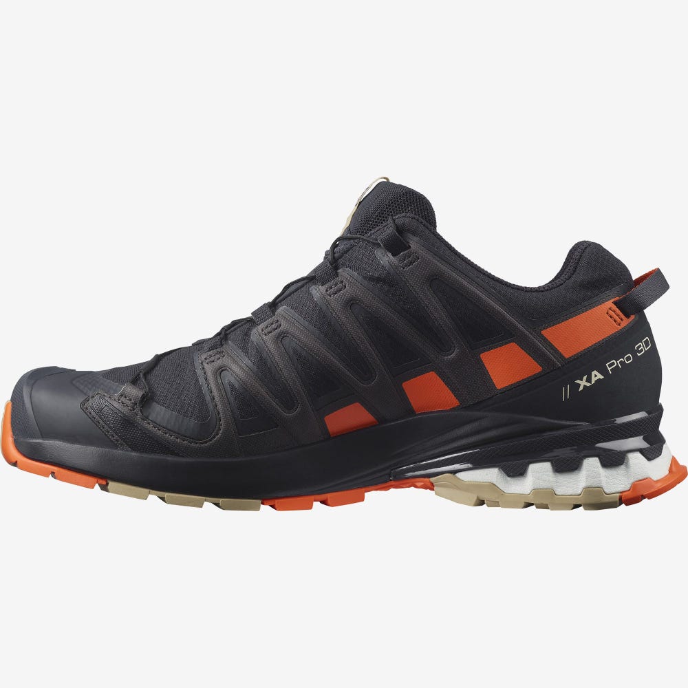 Salomon XA PRO 3D v8 GORE-TEX Trailrunning Schuhe Herren Orange | ZJS-536182