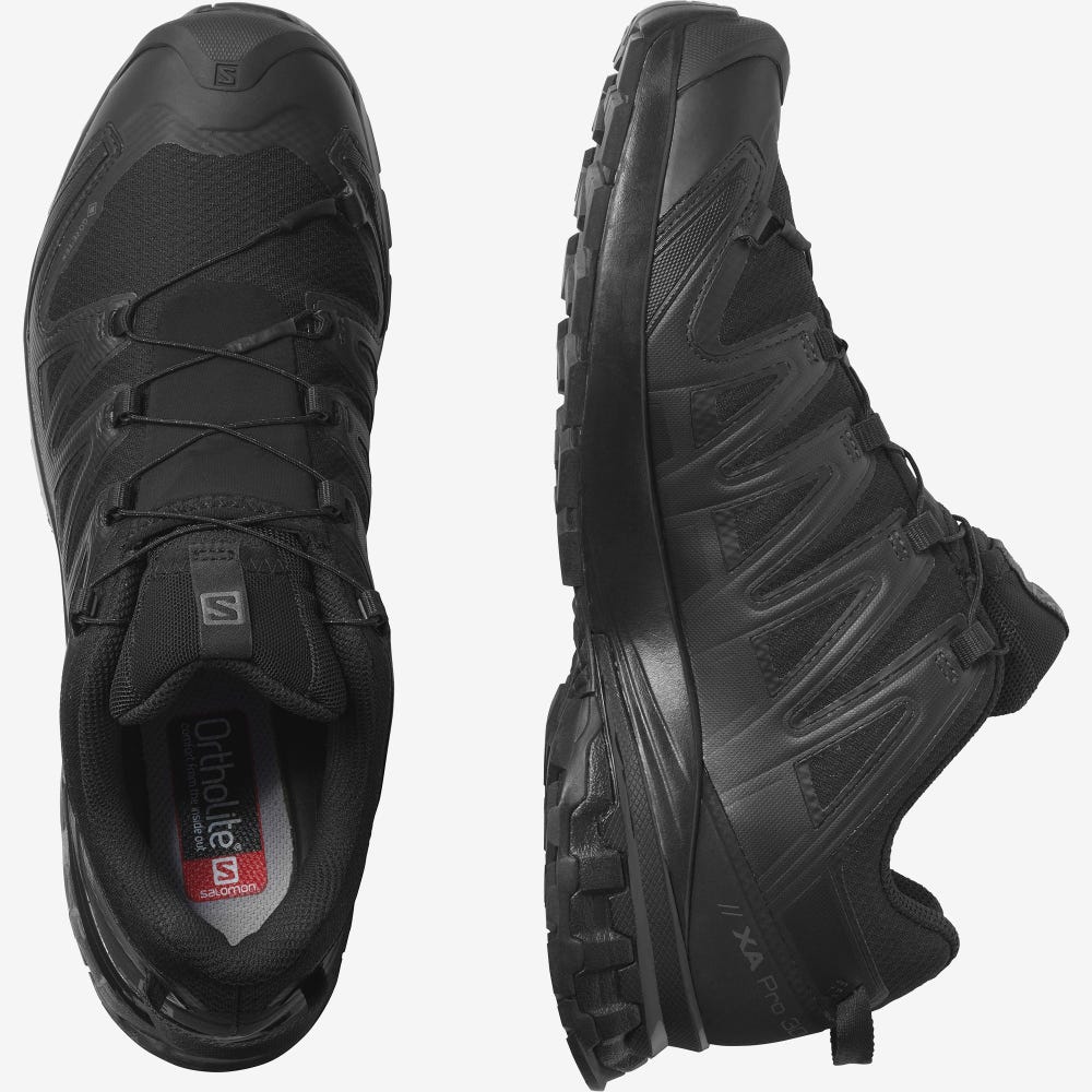 Salomon XA PRO 3D v8 GORE-TEX Wanderschuhe Herren Olivgrün | ERC-964182