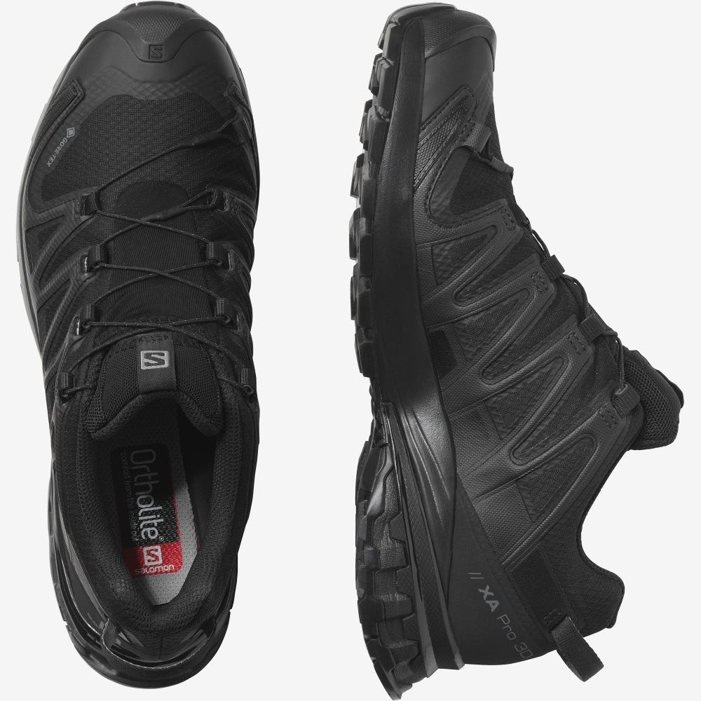 Salomon XA PRO 3D v8 GORE-TEX Wanderschuhe Damen Schwarz | RJG-178056