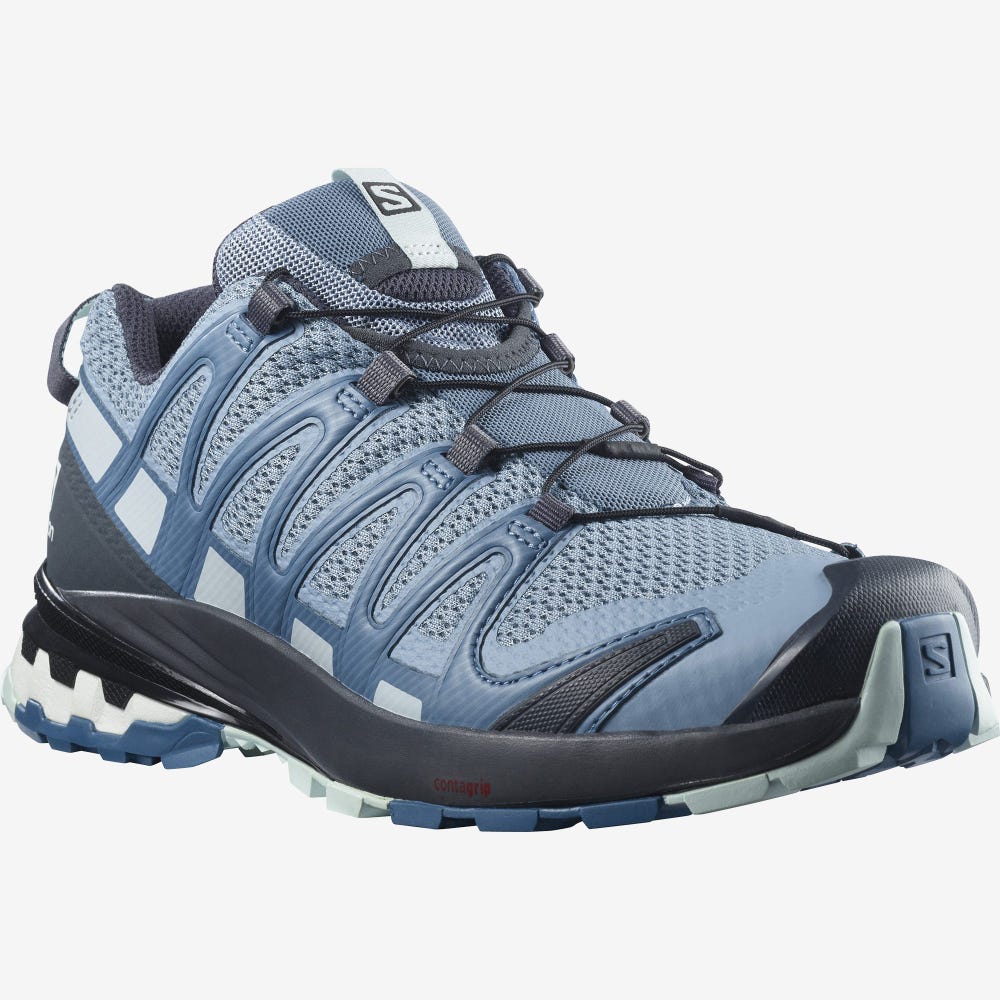 Salomon XA PRO 3D v8 Trailrunning Schuhe Damen Blau | AUL-319042