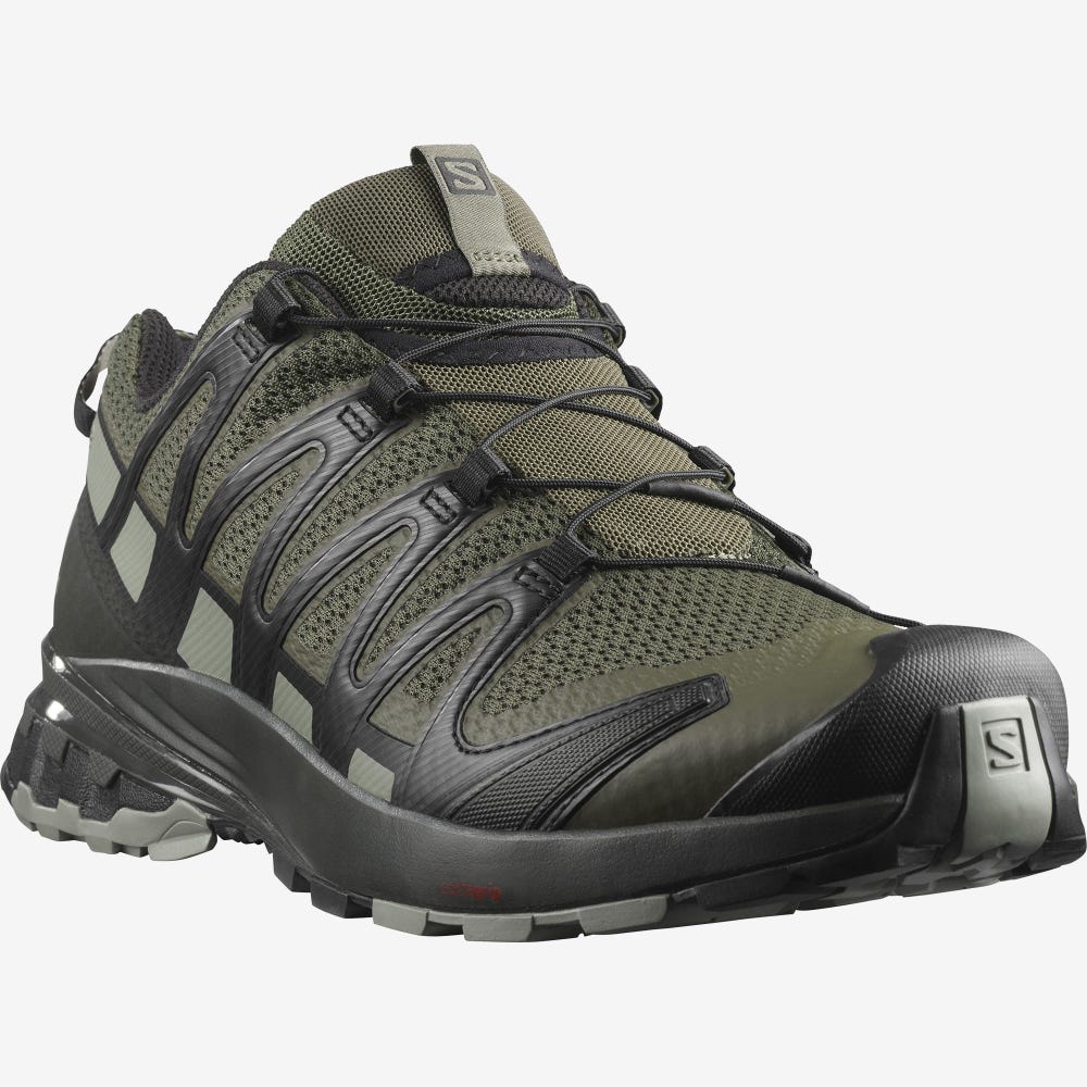 Salomon XA PRO 3D v8 Trailrunning Schuhe Herren Olivgrün/Grau | OEW-096483