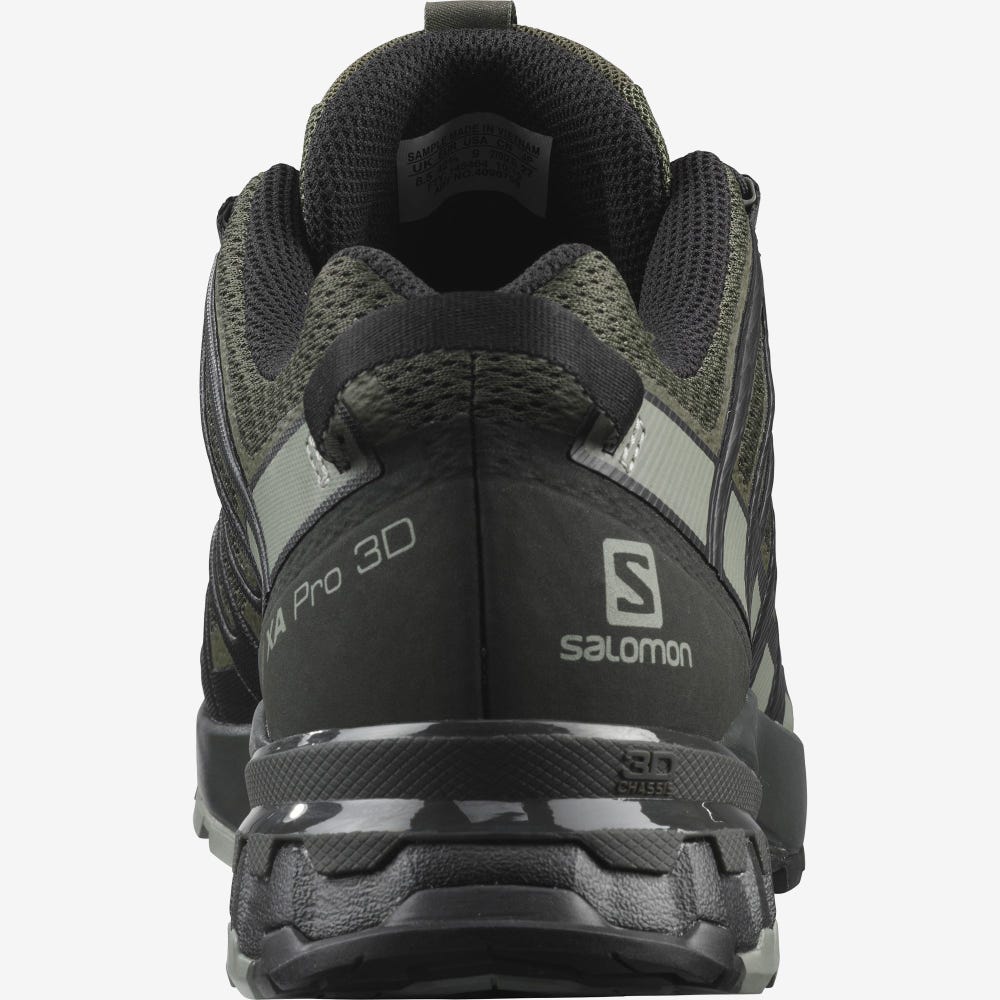 Salomon XA PRO 3D v8 Trailrunning Schuhe Herren Olivgrün/Grau | OEW-096483