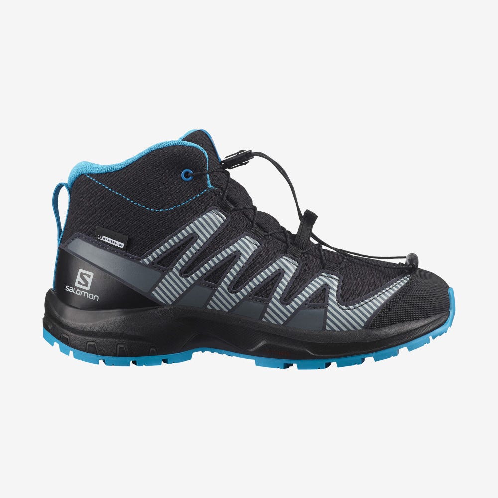 Salomon XA PRO V8 MID CLIMASALOMON™ WATERPROOF Wanderschuhe Kinder Schwarz | JYD-602795