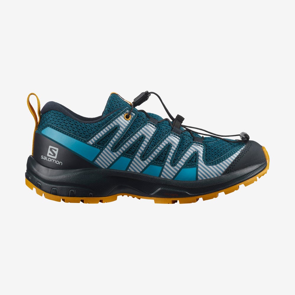 Salomon XA PRO V8 Trailrunning Schuhe Kinder Blau | PDN-538910