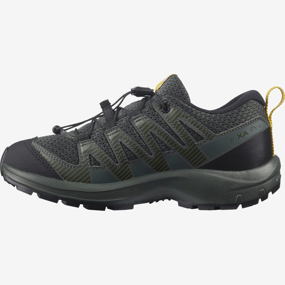 Salomon XA PRO V8 Trailrunning Schuhe Kinder Schwarz | UZA-219704