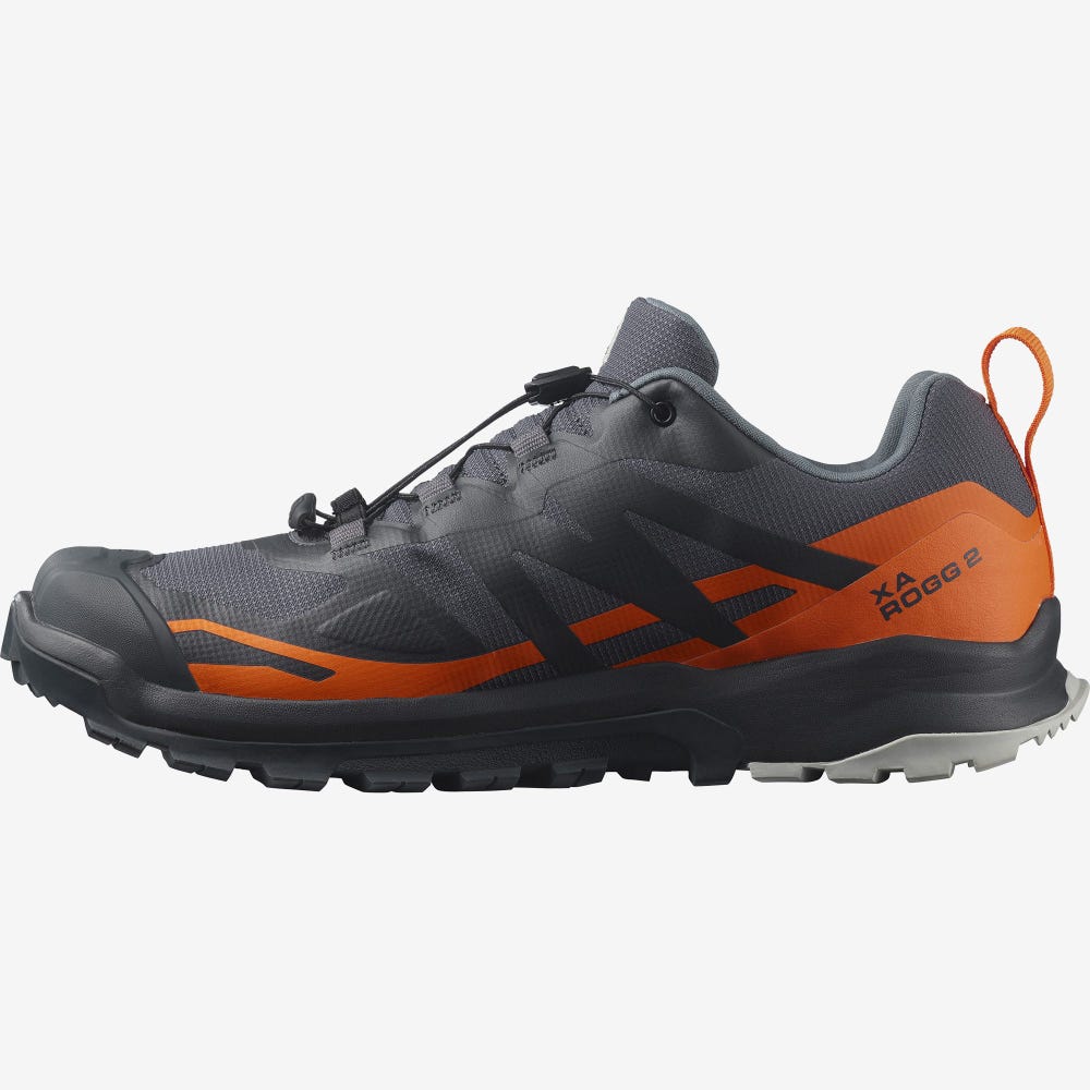 Salomon XA ROGG 2 GORE-TEX Trailrunning Schuhe Herren Grau/Orange | MFR-386457