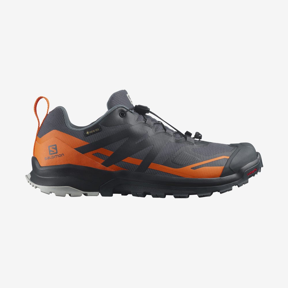 Salomon XA ROGG 2 GORE-TEX Trailrunning Schuhe Herren Grau/Orange | MFR-386457