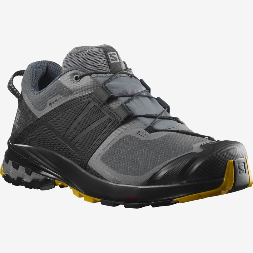 Salomon XA WILD GORE-TEX Wanderschuhe Herren Grau/Schwarz | BXA-791604