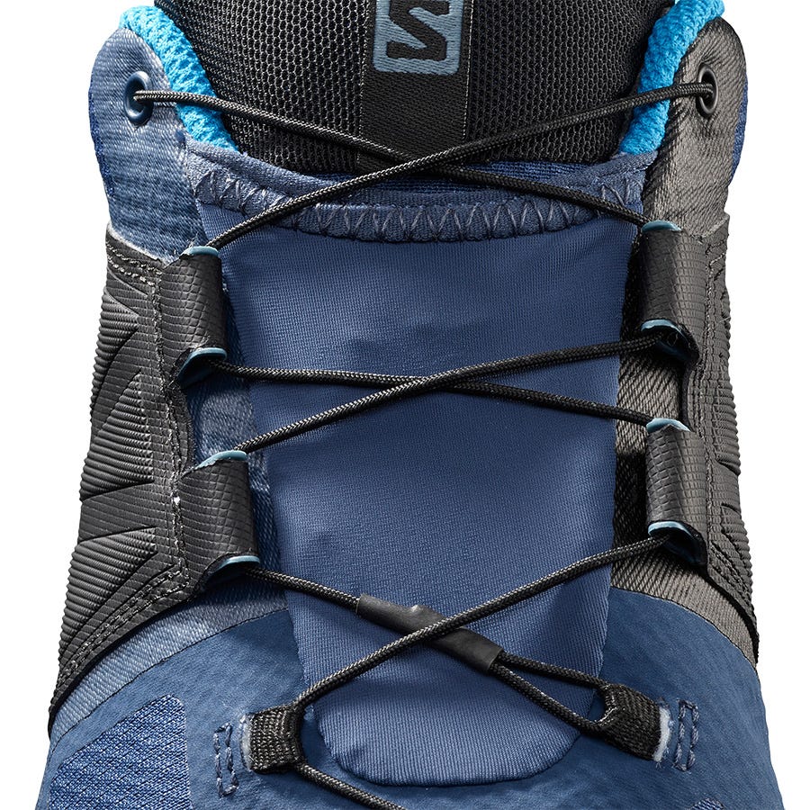 Salomon XA WILD GORE-TEX Wanderschuhe Herren Blau/Schwarz | YRU-514987