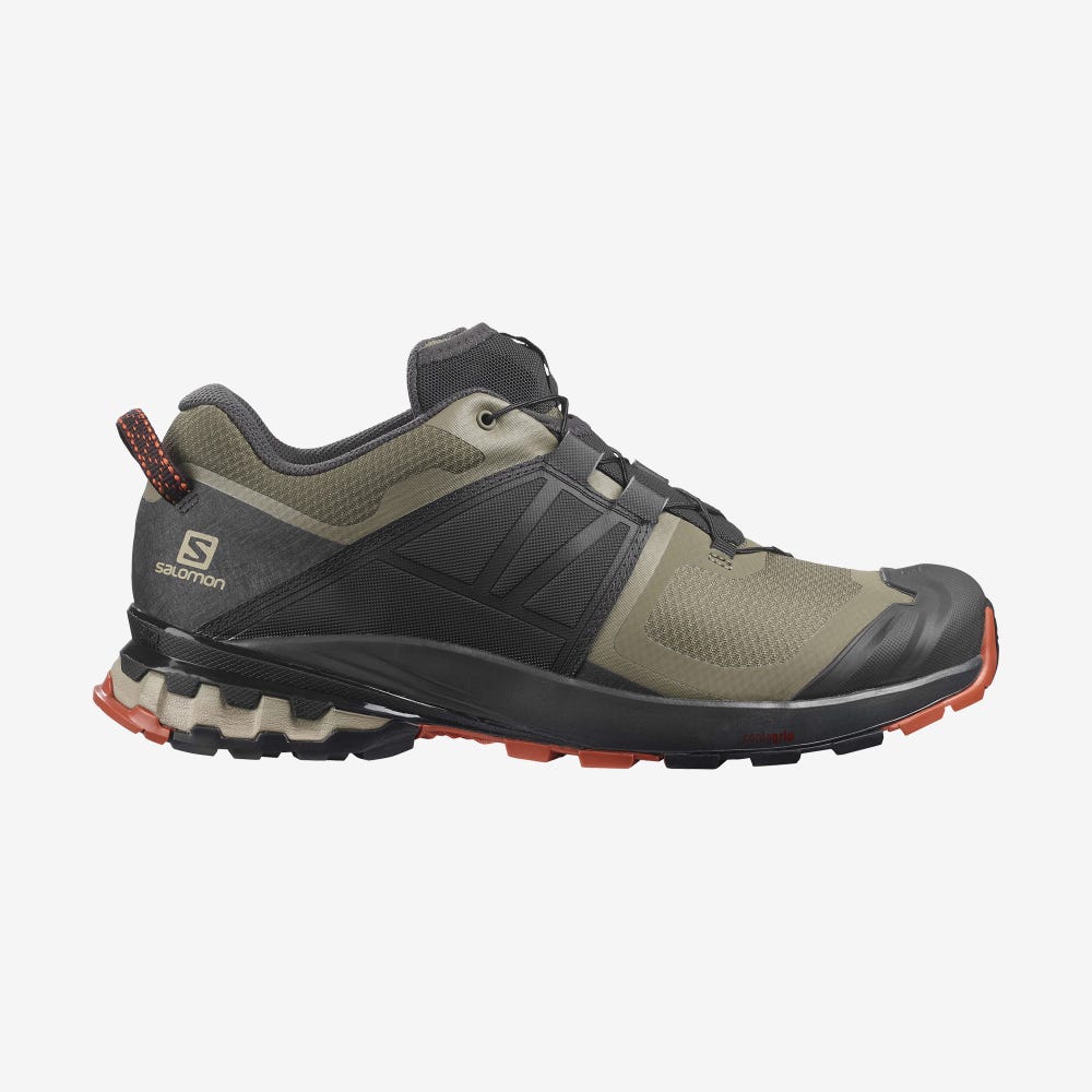 Salomon XA WILD Trailrunning Schuhe Herren Olivgrün/Grau | RCJ-198247