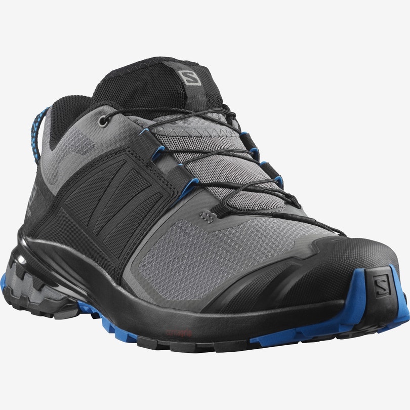 Salomon XA WILD Trailrunning Schuhe Herren Grau/Schwarz/Blau | TYZ-643102