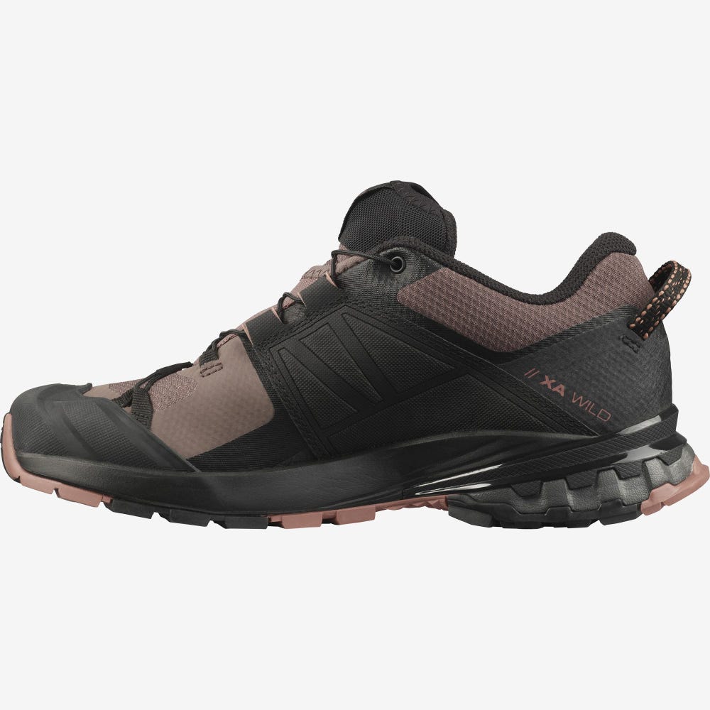 Salomon XA WILD Wanderschuhe Damen Schwarz | VSR-524139