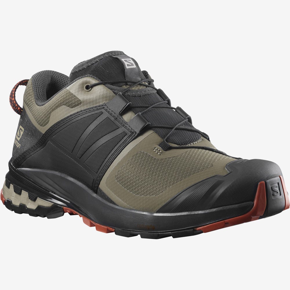 Salomon XA WILD Wanderschuhe Herren Olivgrün/Grau | VLS-324679