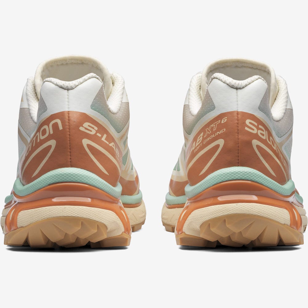 Salomon XT-6 SKYLINE Sneaker Damen Beige/Orange | FXU-709518