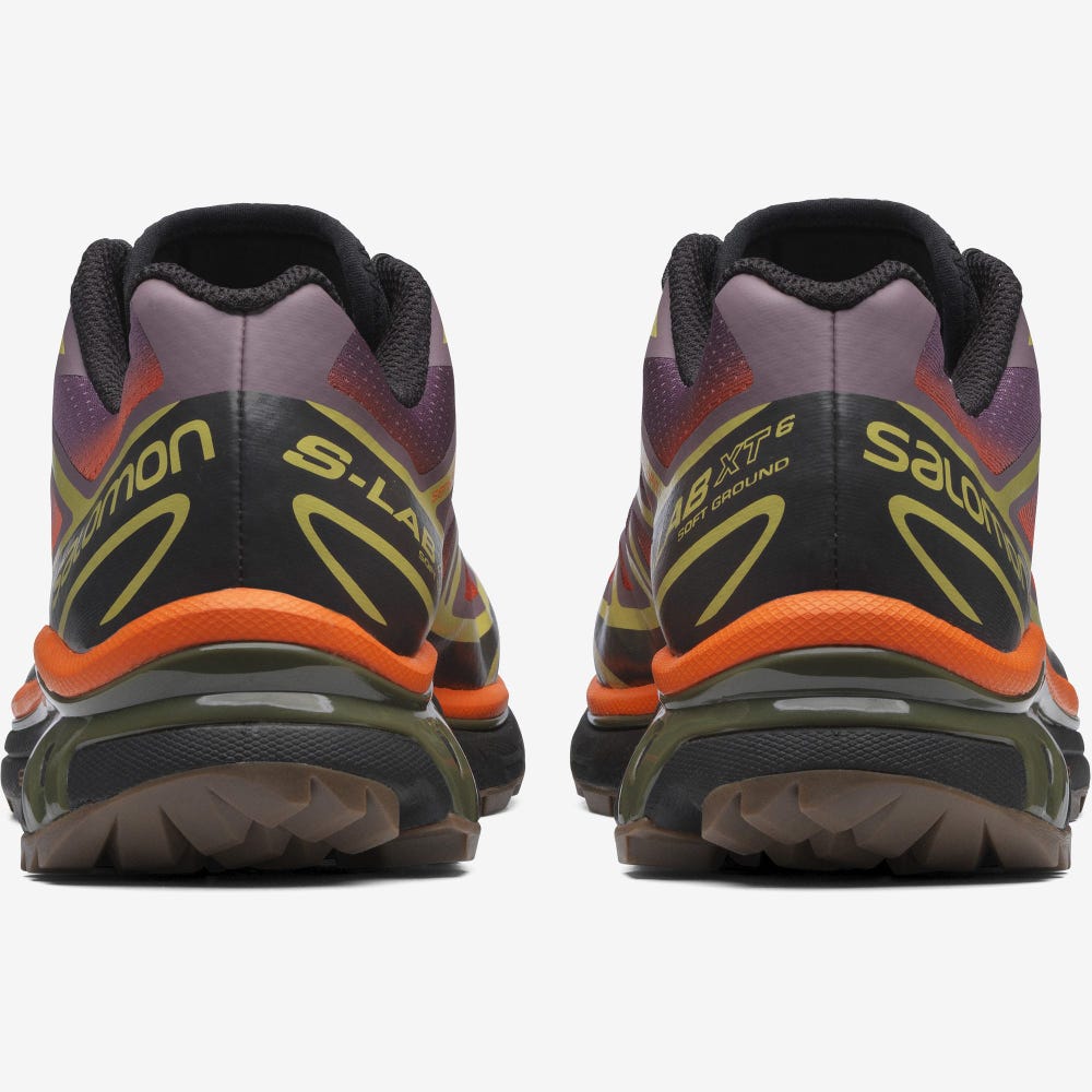 Salomon XT-6 SKYLINE Sneaker Damen Grün/Orange | KFW-835764