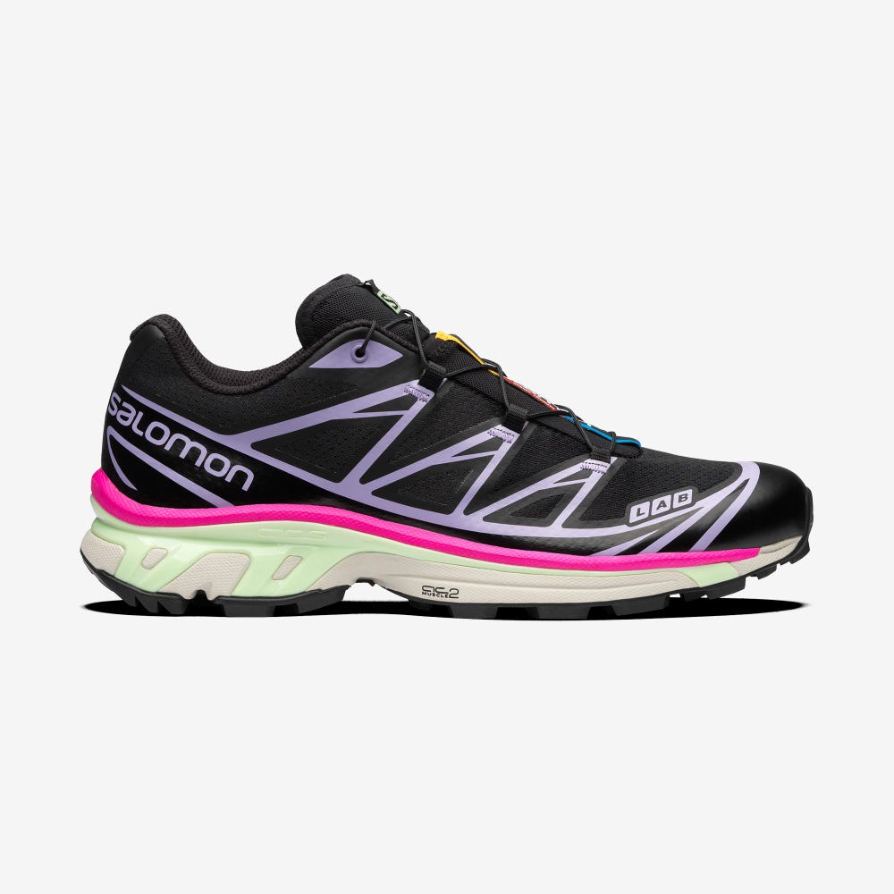 Salomon XT-6 Sneaker Damen Schwarz/Lavendel | HNZ-482639