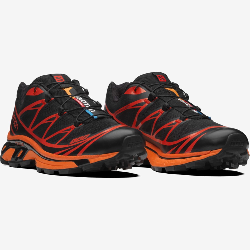 Salomon XT-6 Sneaker Damen Schwarz/Orange | MEL-964520