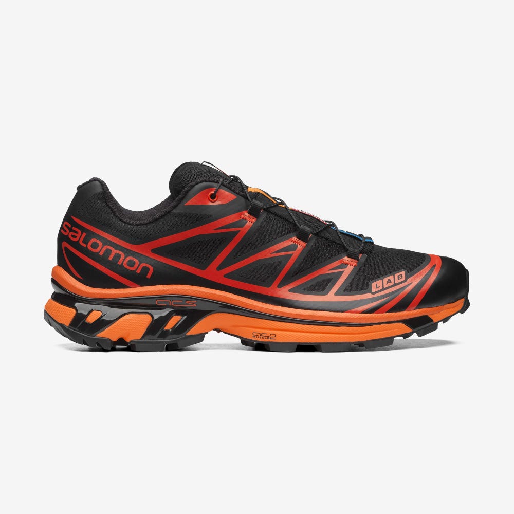 Salomon XT-6 Sneaker Herren Schwarz/Orange | EZX-709285