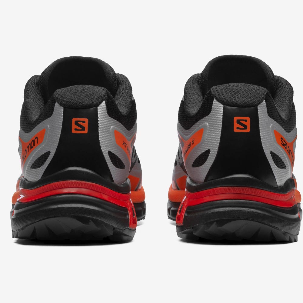 Salomon XT-WINGS 2 Sneaker Damen Schwarz/Silber/Orange | WFS-534801