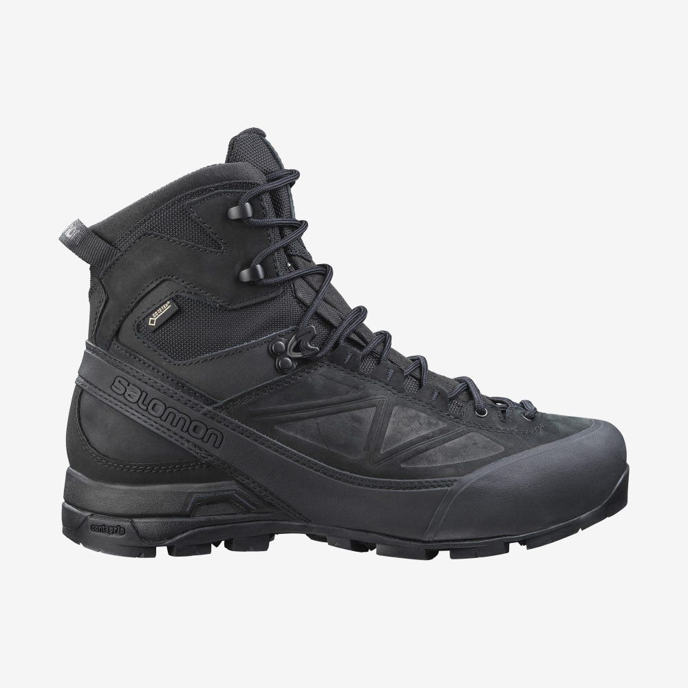 Salomon X ALP GORE-TEX FORCES Taktische Stiefel Herren Schwarz | MYN-860294