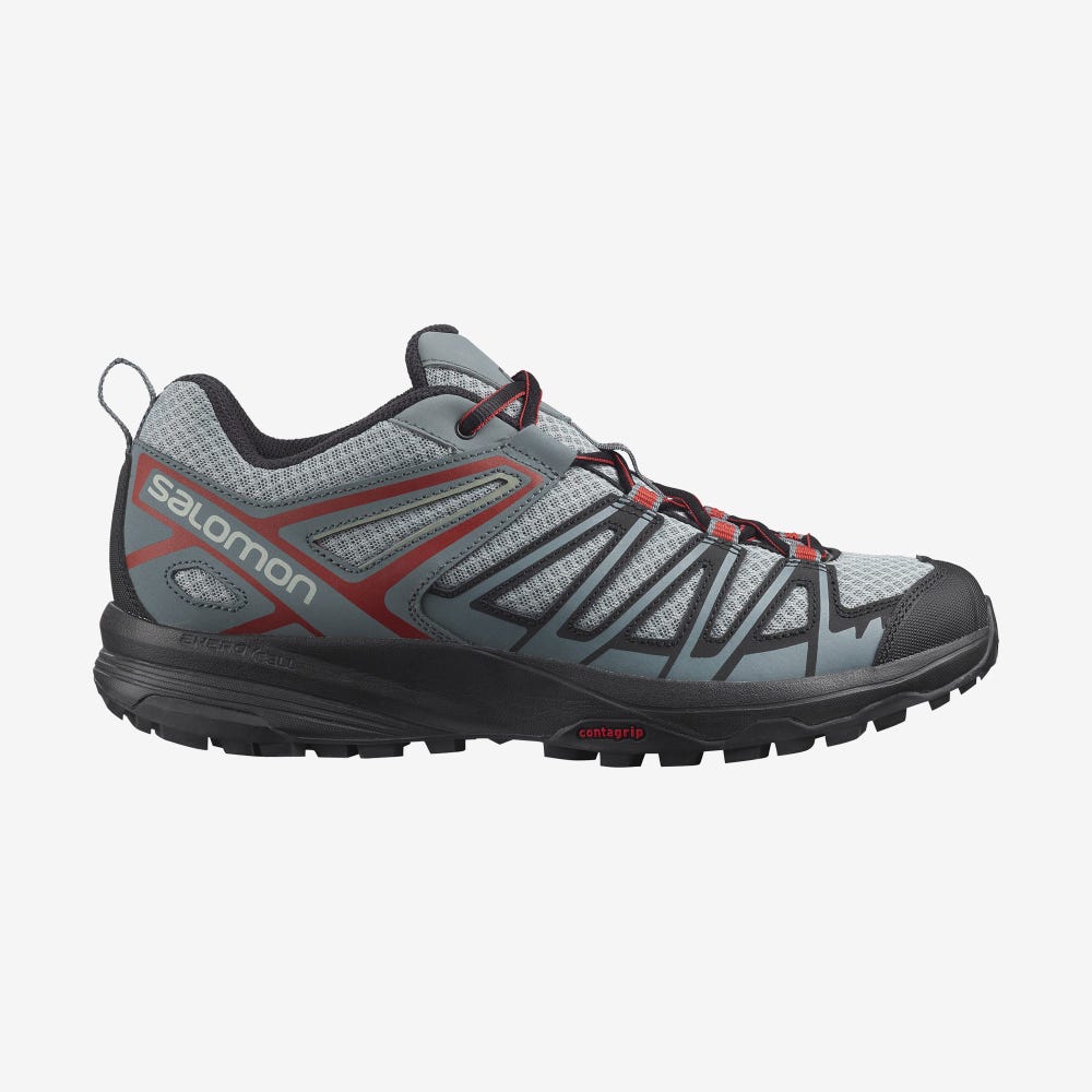 Salomon X CREST Wanderschuhe Herren Grau | DCM-187964